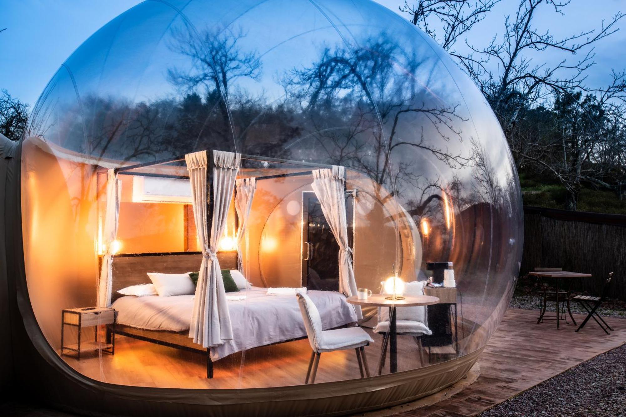 Horizonte Bubble Rooms كورتيغانا المظهر الخارجي الصورة