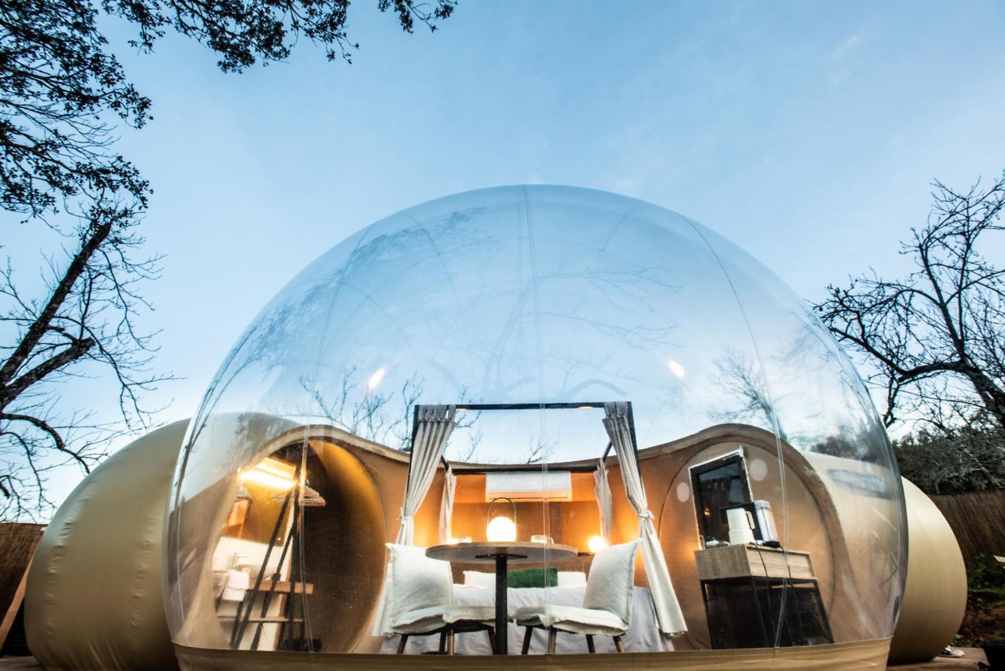 Horizonte Bubble Rooms كورتيغانا المظهر الخارجي الصورة